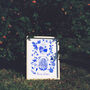 Scenes Of Barcelona, Spain Blue Tile Inspired Travel Print, thumbnail 3 of 11