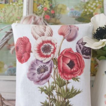 Anemone Flower Fabric Scented Gift Bag Decoration, 2 of 6
