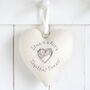 Personalised Emerald 55th Anniversary Hanging Heart Gift, thumbnail 9 of 10