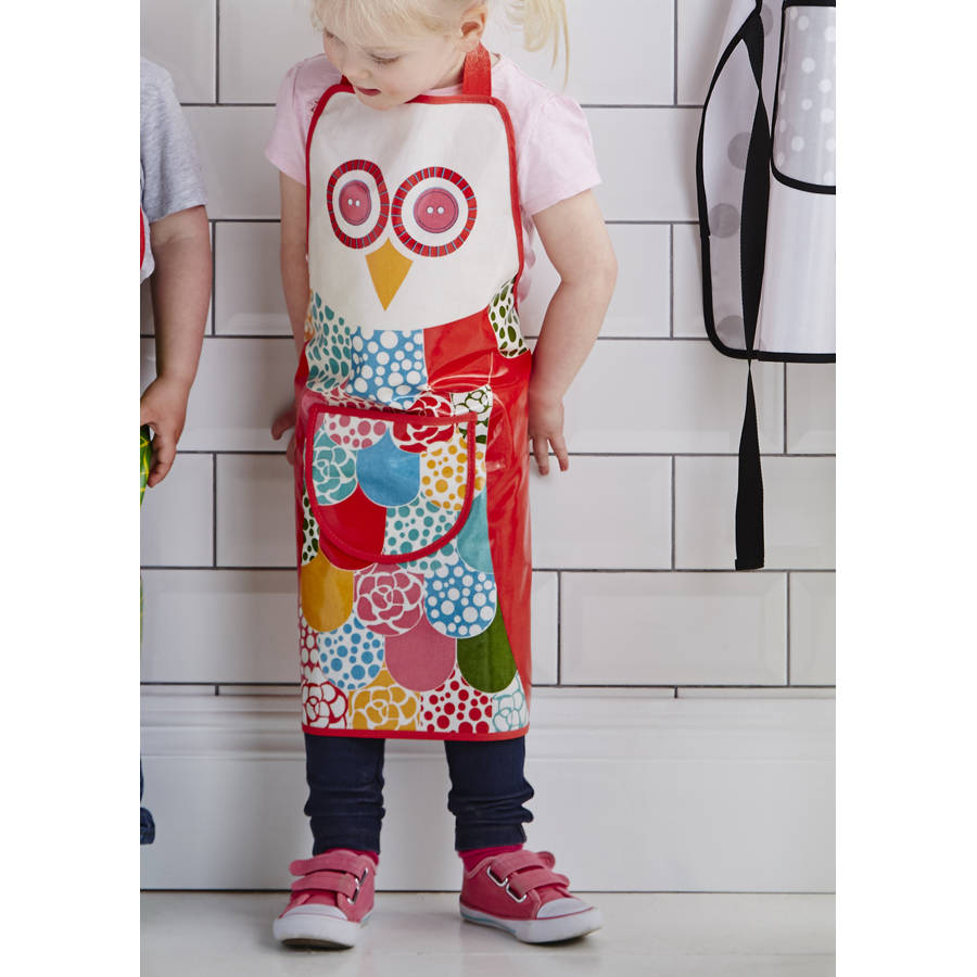 owl children's pvc apron by ulster weavers | notonthehighstreet.com