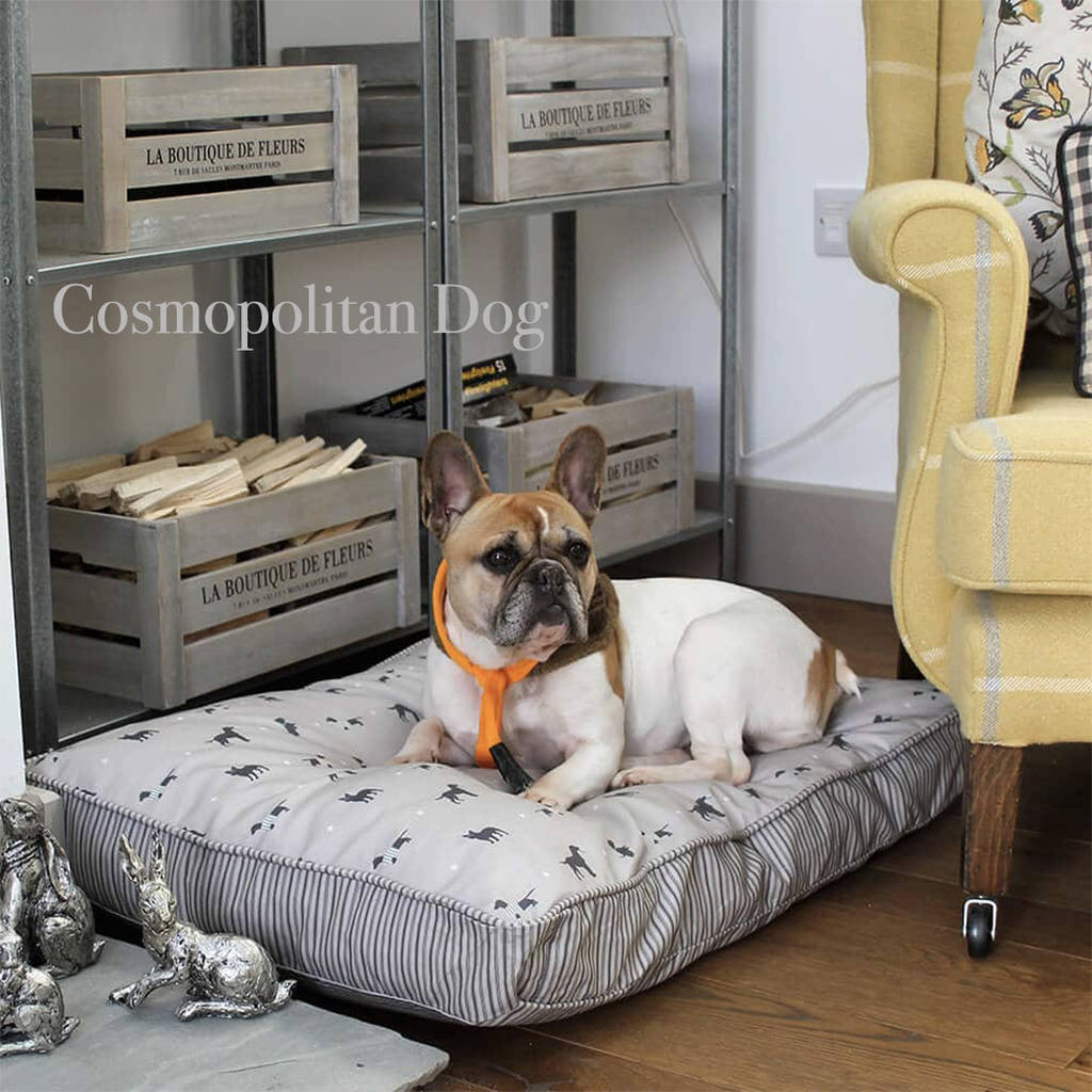 Dog Crate Cushion Bed Available In Five Designs By Lords & Labradors