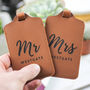 Personalised Mr And Mrs Luggage Tag, thumbnail 4 of 8