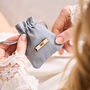 Personalised Grey Wedding Favour Bag, thumbnail 2 of 3