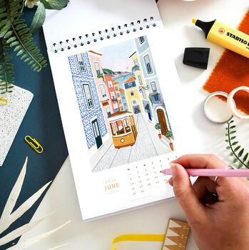 2026 Travel Desk Calendar, 5 of 9