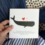 Weird Love, Anniversary Whale Card, thumbnail 2 of 6