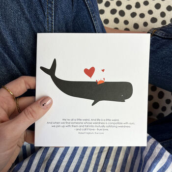 Weird Love, Anniversary Whale Card, 2 of 6