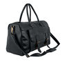 Black Leather Overnight Bag With Shoe Compartment, thumbnail 6 of 12