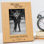 Personalised Mr And Mr Wedding Photo Frame, thumbnail 1 of 2