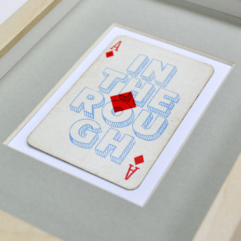 A Diamond In The Rough Vintage Playing Card Print, 5 of 6