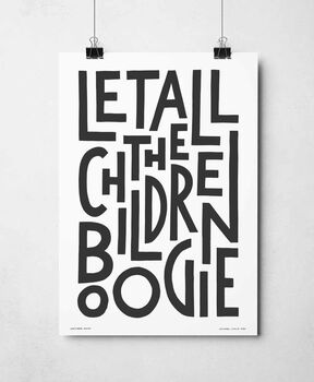 Let All The Children Boogie Print, 7 of 8