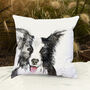 Inky Dog Outdoor Cushion For Garden Furniture, thumbnail 4 of 8