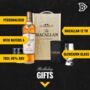Personalised Macallan 12 Year Double Cask Scotch Whisky Gift Set With Glencairn Glass And Larkfire Whisky Water, thumbnail 2 of 5