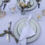 White Fringed Tablecloth, thumbnail 6 of 6