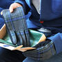 Men's Merino Wool Tartan Stripe Gloves, thumbnail 6 of 11