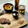Personalised Natural Wood Chopping Board – Father's Day Gift, thumbnail 5 of 10