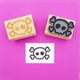 Small Skull And Cross Bones Rubber Stamp, thumbnail 1 of 2