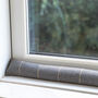 Custom Length Window Door Draught Excluder Grey Check, thumbnail 6 of 6