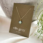 18k Gold Abalone Pendant Necklace, thumbnail 2 of 2