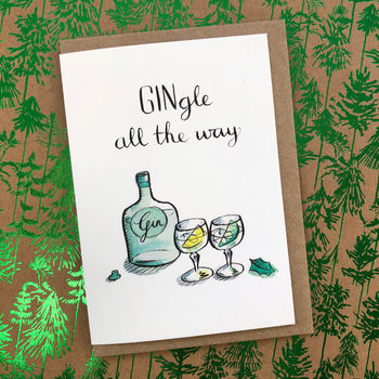 Gingle All The Way Christmas Card, 3 of 4