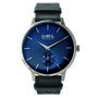 Filton Mens Leather Strap Watch With Free Engraving, thumbnail 2 of 10