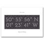 Personalised Coordinates Print For A Special Place, thumbnail 4 of 4
