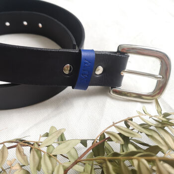 Personalised Custom Colour Leather Belt, 7 of 12