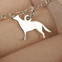 Personalised German Shepherd Silhouette Chain Bracelet, thumbnail 2 of 7