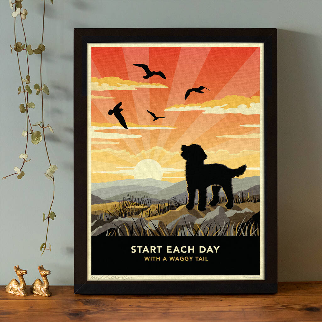 Limited Edition Cockapoo Print: Gift For Dog Lovers, 1 of 8