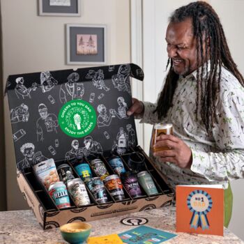 Personalised Father's Day Beer Gift Hamper, 2 of 10