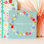 Floral Thinking Of You Card, thumbnail 3 of 5