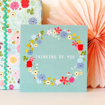 Floral Thinking Of You Card, 3 of 5