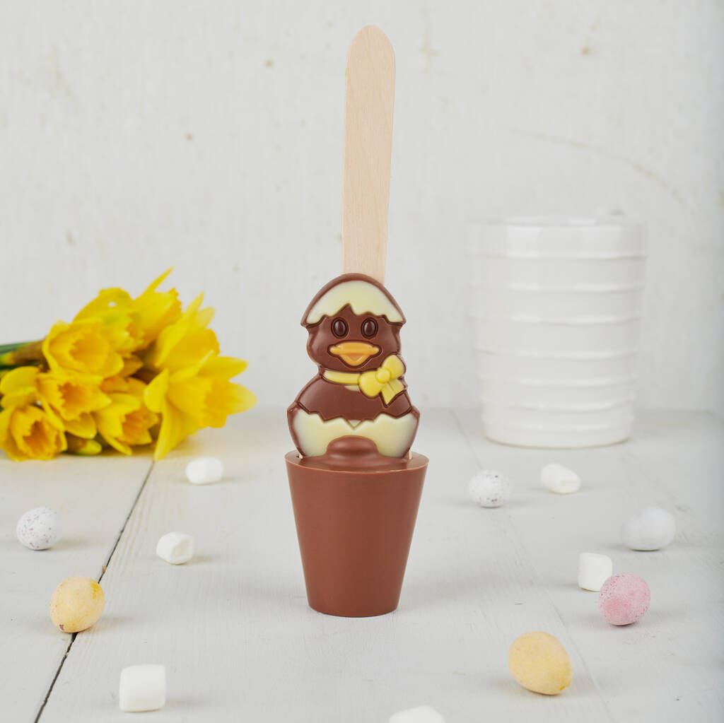 Easter Duck Milk Chocolate Spoon By Cocoa Delicious
