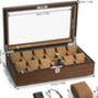 12 Grids Wooden Watch Storage Box Case, thumbnail 6 of 6
