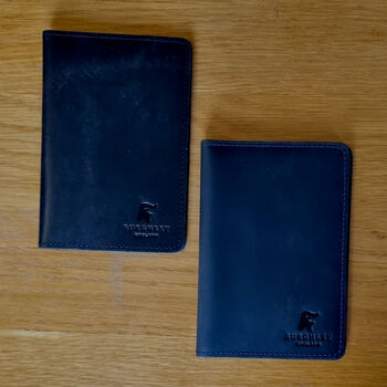 Handmade Real Leather Passport Cover, 2 of 12