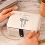 Bow Wedding Jewellery Box, thumbnail 1 of 7