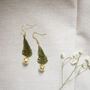 Christmas Tree And Bell Gold Plated Earrings, thumbnail 11 of 12
