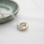 50th Gold And Silver Necklace, thumbnail 3 of 11