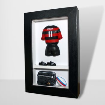 Personalised Rugby Gift, The 'Classic' KitBox, 2 of 9