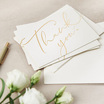 Calligraphy Thank You Cards, 3 of 5