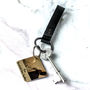 Personalised Leather Keyring With Metal Photo Plate, thumbnail 4 of 7