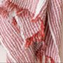 Striped Organic Cotton Peshtemal Towel, thumbnail 6 of 10