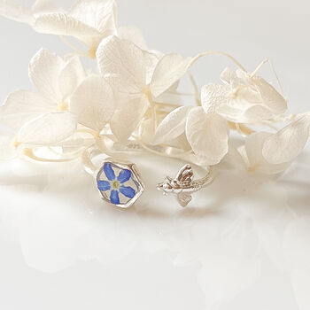 Forget Me Not Bee Ring, 3 of 4