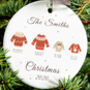 Personalised Family Christmas Jumpers Tree Decoration, thumbnail 1 of 5