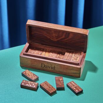 Personalised Luxury Dominoes Gift Box, 3 of 5