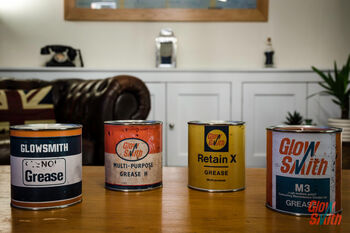 Vintage Grease Tin – Candle For Men | Man Cave Decor | Mechanic Gifts | Classic Car Guy Gift | Car Gift | Fresh Linen, 6 of 7