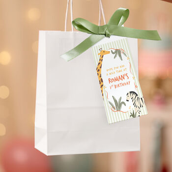Safari Theme Party Bags For Kids Jungle Animal Birthday, 6 of 10