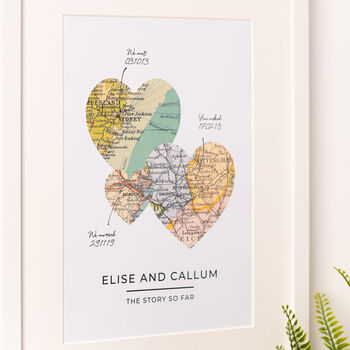 Personalised Family Map Picture, 3 of 3