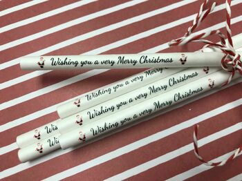 Personalised Christmas Paper Straws, 9 of 9