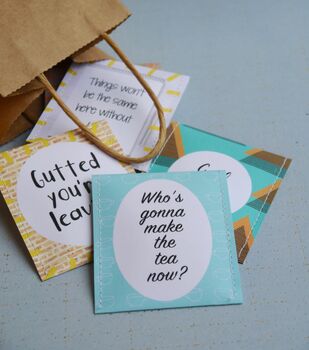 Leaving Present: 'Sorry You're Leaving' Tea Gift Set, 8 of 12