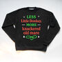 'Less Little Donkey' Christmas Jumper For Women, thumbnail 2 of 3